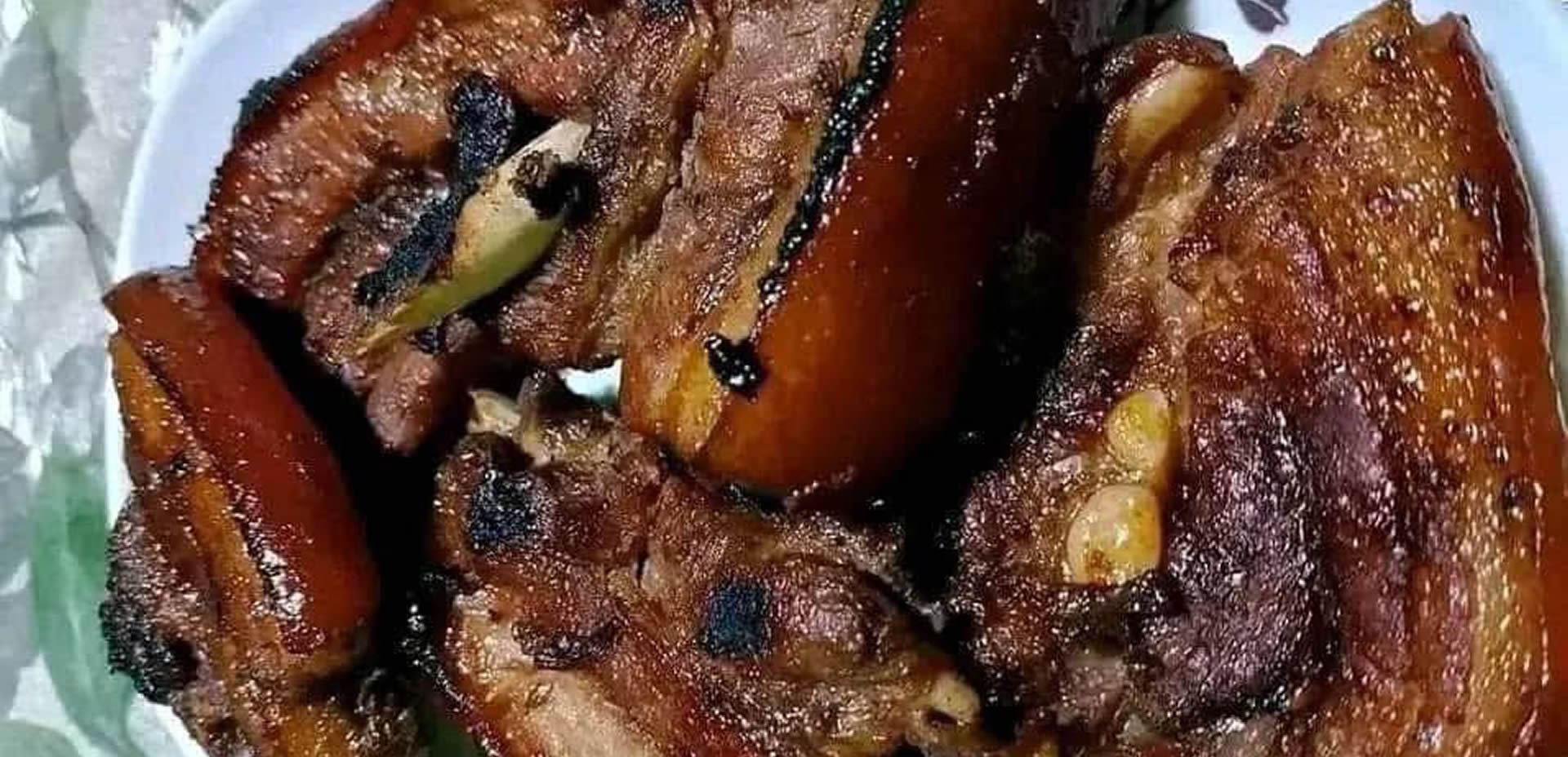 Roasted porc dish